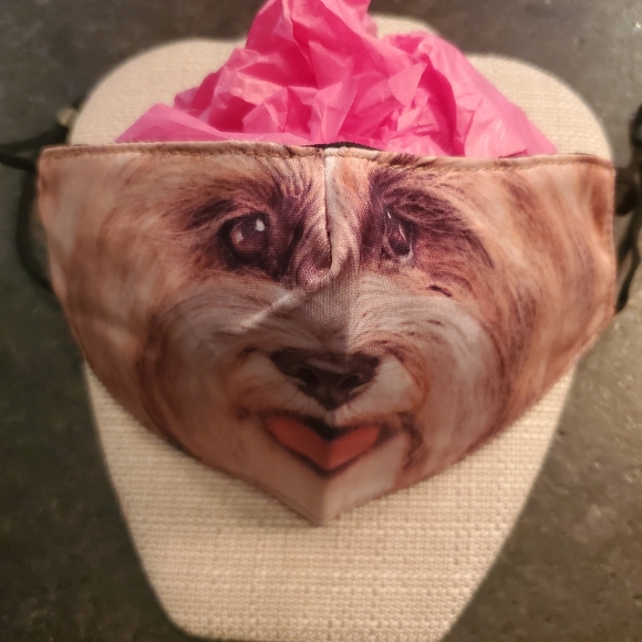 🐕 Sheepdog fabric face mask - Picture 2 of 4